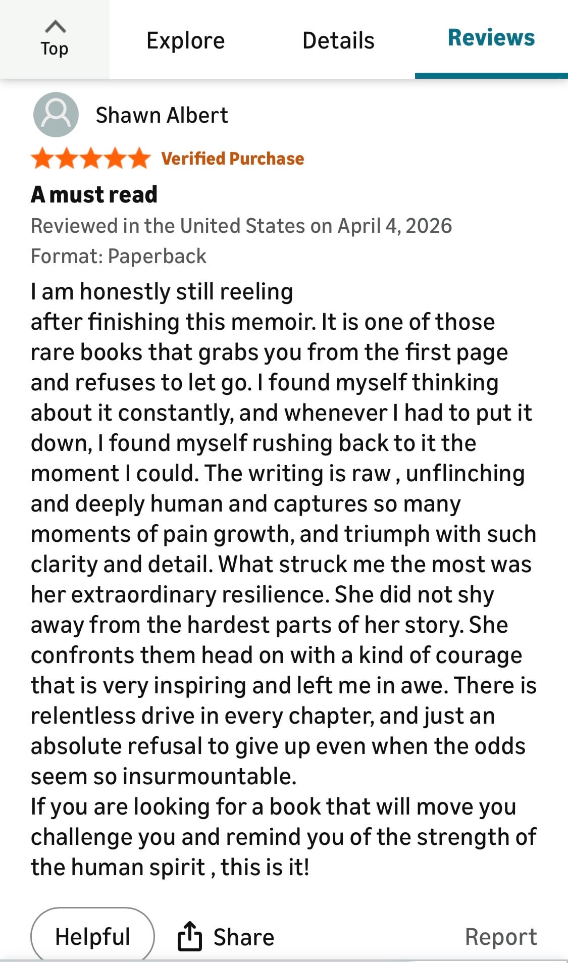 Review That Went To My Heart